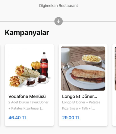 MENÜ KOLAY - Kampanyalar - Online Restoran Menüsü